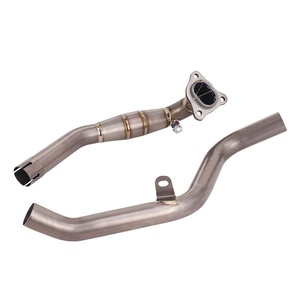 Système d'échappement de <span class=keywords><strong>moto</strong></span> 2018-25 NINJA 400 250 500 Z400 Z250 Tuyau d'échappement avant central en acier inoxydable - Product Image 6