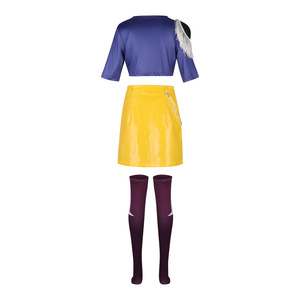 Conjunto de Disfraz de Cosplay de Mila para Mujer Adulta, Estilo Anime, Top, Falda, Leggings, Atuendo Completo - Product Image 4