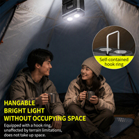 Lampe torche tactique LED rechargeable USB en alliage d'aluminium avec base magnétique, crochet de suspension et clip stylo 180° °   Camping en plein air rotatif