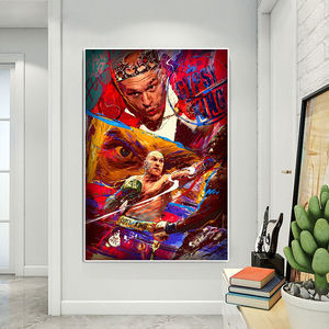 Street Graffiti <span class=keywords><strong>Art</strong></span> Boxing Champion Portrait Poster e stampa Canvas <span class=keywords><strong>Gym</strong></span> Wall <span class=keywords><strong>Art</strong></span> Room Decor dipinti ad olio <span class=keywords><strong>Art</strong></span> - Product Image 2