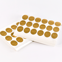 Étiquettes gaufrées personnalisées en feuille d'or pour flacons de parfum, autocollants imperméables en rouleau