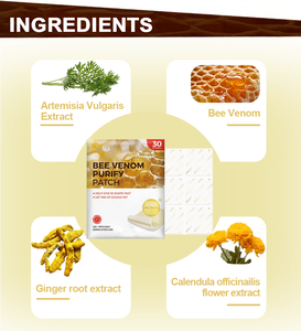 Parche Purificador de Veneno de Abeja Transdérmico HODAF OEM, Tela No Tejida, Mejora el Bienestar de la Piel, Alta Absorción, Antiarrugas, Reafirmante - Product Image 3
