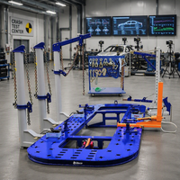 CE ISO Obec Banc de redressage de carrosserie automobile, Tour de traction hydraulique 10 tonnes, Redresseur de châssis 360° pour carrosserie métallique et aluminium