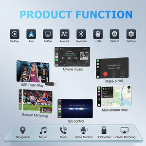 CarPlay y Android Auto para Infiniti M25 M37 M35h M56 Serie 2011-2013, Compatible con GPS, Música en Línea, Airplay, Mirror Link, Cámara, DSP - Product Image 4