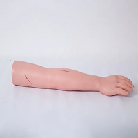 Science médicale éducation taille réelle bras humain coupe et suture pratique simulateur incision chirurgicale bras Suture modèle de formation