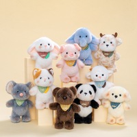 14CM Boneka Gantungan Tas MINI Lucu Bentuk Domba, Anak Anjing, Panda, Beruang, Gajah, Hadiah Ulang Tahun untuk Anak Perempuan, Souvenir Berkualitas Tinggi, Mainan Boneka Plush