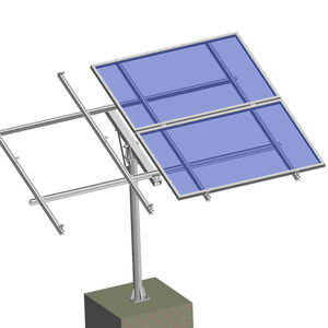 Structure de support de panneaux solaires fixée au sol en acier galvanisé à chaud sur mesure pleine dimension - Product Image 4