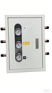 Boîte de vanne de zone de gaz médical LOVTEC avec panneau d'alarme numérique, régulateurs de pression pour la surveillance des gaz médicaux - Product Image 2