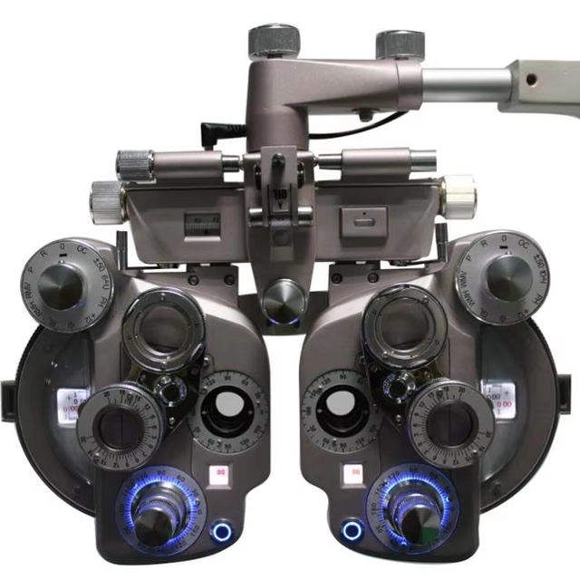 Best Price Optometry Instruments ML-600 with Light High Precision Black Manual Phoropter Machine on Sale
