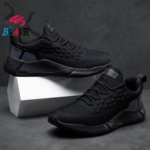 Chaussures de course légères pour hommes 2020, baskets de sport rouges, doublure en mesh, été, printemps, automne, jogging, décontractées, antidérapantes - Product Image 3