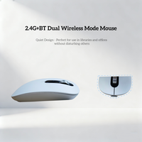 Souris de jeu sans fil à double mode 6D avec logo personnalisé, 3 niveaux de DPI, rechargeable, ultra-mince, portable, pour droitiers, pour le bureau