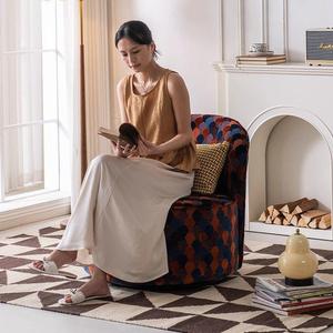 เก้าอี้บีนแบ็กหมุนได้ สำหรับห้องนั่งเล่นและห้องนอน เบาะหุ้มผ้า - Product Image 4