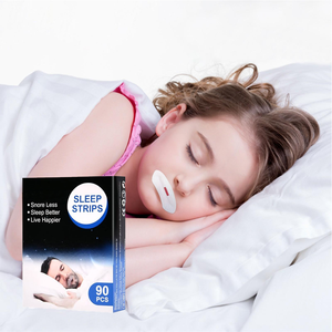 Solución para Ronquidos, Cinta Bucal en Forma de X para Dormir (Paquete de 30) - Remoción sin Dolor, Hipoalergénica, Sin Látex y Suave con la Piel - Product Image 1