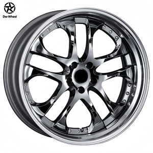 Jantes en alliage forgé DW 2 pièces 18 19 20 21 22 pouces à profil profond concave chromées pour Honda S2000 Supra RX7 NISSAN SILVIA S15 - Product Image 1