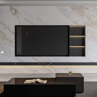 Meuble TV flottant en bois au design moderne Lesso Home, meuble TV de luxe pour salon, meubles TV pour villa