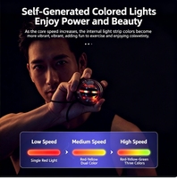 Balle de poignet personnalisée sans LED, résistance réglable, gyroscope, exerciceur d'avant-bras, balle gyroscopique personnalisée avec logo pour l'exercice des mains