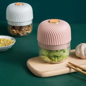 Mini Manual Garlic <b>Grinder</b> Masher Plastic+Stainless Steel for Kitchen Use Pulverizing Stirring Tool for Fruit Vegetable <b>Meat</b> - Product Image 3