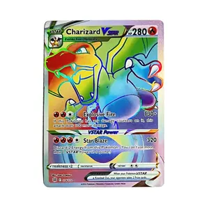 <span class=keywords><strong>Carte</strong></span> Pokmon <span class=keywords><strong>VMAX</strong></span> Pikachu VSTAR Pet Little Flash PTCG Anglais CY ANIME CARD 04 3x4.5 "Plastique - Product Image 1