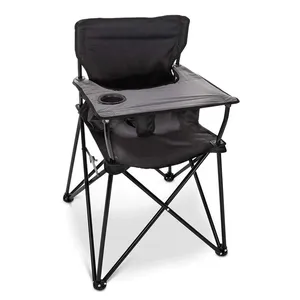 New arrival folding up outdoor travel dinner seat portable high feeding chair for babies camping