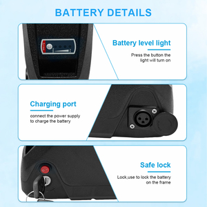 36V 48V 52V 60V 72V 20Ah 25Ah 35Ah downtube Xe đạp điện akku gắn pin Polly Parrot Ebike Pin gói - Product Image 4