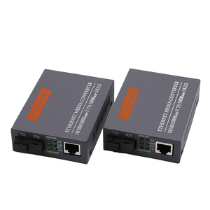 Gigabit 1 sợi 2 cổng Ethernet chế độ đơn sợi Quang Phương tiện truyền thông chuyển đổi B kết thúc với sợi quang thu phát - Product Image 2