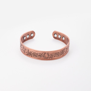 European American Style Retro <b>Copper</b> Magnetic Cuff <b>Bracelet</b> Eagle Design Men's Jewelry Bronze Color Gift Fashion <b>Bracelet</b> - Product Image 3