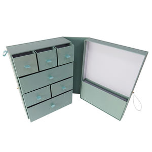 高級ビクトリアセヴレットクリスチャンジュエリーアドベントカレンダーボックスUVアドバンテージホイルとスポンジライナー美容メイクターゲット - Product Image 4