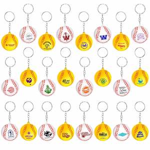 Llavero de Pelota de Espuma PU para Aliviar el Estrés, con Logotipo Personalizado, Mini Juguete Antiestrés de Espuma, Aliviador de Estrés Promocional para Deportes - Product Image 4