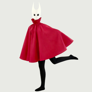 Disfraz de Hollow Knight, conjunto completo de tela, máscara de fieltro, capa, traje de juego de rol de anime - Product Image 3