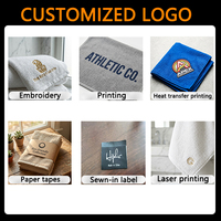 Wholesale 100% Cotton Terry 30x60in Summer Beach Towel 400GSM Blue Striped Water-absorbing Quick-dry Bath Towel