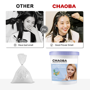 CHAOBA 400g Polvo Decolorante Aclarante para Cabello Rubio Perfecto, Extra Fuerte, Profesional, con Keratina y Aceite de Argán - Product Image 3