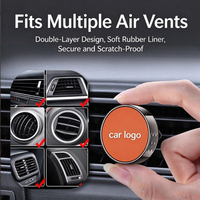 Diffuseur de parfum rond pour grille d'aération de voiture, désodorisant longue durée, accessoires d'intérieur de voiture pour aromathérapie