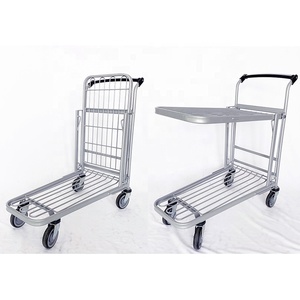 Chariot d'atelier à roulettes, capacité lourde, <span class=keywords><strong>2</strong></span> niveaux, pour entrepôt