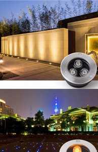 Luz LED Subterránea Elanby Premium de 18W RGB Blanca, IP68 Impermeable, Acero Inoxidable, Regulable, Alta Potencia, 6000K Luz de Día - Product Image 6