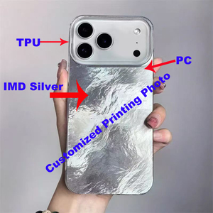 Cover per Cellulare Creativa con Stampa di Rose Azzurre e Motivo Glaciale IMD per <span class=keywords><strong>iPhone</strong></span> 11 12 <span class=keywords><strong>13</strong></span> 14 15 16 17 Pro Max - Product Image 6