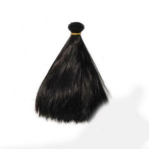 Cabello Sintético Liso Tipo <span class=keywords><strong>Mohair</strong></span> <span class=keywords><strong>para</strong></span> <span class=keywords><strong>Muñecas</strong></span>, Peluca <span class=keywords><strong>para</strong></span> Muñeca 1/3, Extensiones de Cabello Suave de Seda de Leche <span class=keywords><strong>para</strong></span> <span class=keywords><strong>Muñecas</strong></span> BJD/SD - Product Image 4