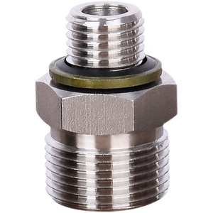 Raccord de tuyau hydraulique à joint conique JB T6144 1 1992 Type H, raccord fileté haute pression en acier au carbone - Product Image 1