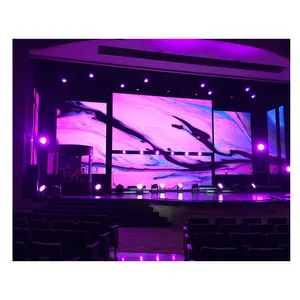 Indoor HD Stage Background Slim Led Display Higher Resolution P4.81mm Rental LED Video Wall Screen