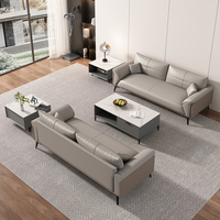 Ensemble de Canapé de Luxe Léger Style Moderne, Combinaison de Mobilier Simple pour Salon et Bureau d'Affaires