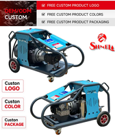 Nettoyeur haute pression électrique industriel lourd à eau froide pour décapage de rouille et détartrage, 37kW50HP1000bar24L/min, utilisé pour la construction