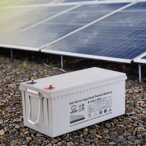 メンテナンスフリー鉛酸ソーラーバッテリー12V 200AH漏れのないUPSジェルバッテリー太陽エネルギー貯蔵用 - Product Image 1