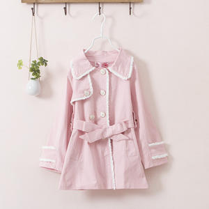 Produits les plus vendus en Chine pour les nouvelles conceptions de manteaux : Manteau long classique pour filles - Product Image 2