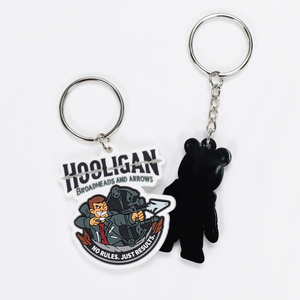 OEM Freedom Style <b>Personalized</b> Logo Pvc Rubber <b>Keychain</b> Custom Cartoon Pattern Debossed Pvc <b>Keychain</b> With Keyring - Product Image 5