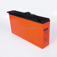 Batterie de stockage AGM au plomb scellée à borne avant MCA 12V150Ah pour appareils électroménagers, onduleurs, voiturettes de golf, fauteuils roulants électriques, outils électriques