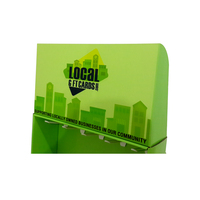 Crochet de sol en carton de conception personnalisée au détail présentoir de chapeau crochet chevilles d'affichage en carton étagère ondulée pour gants de casquette