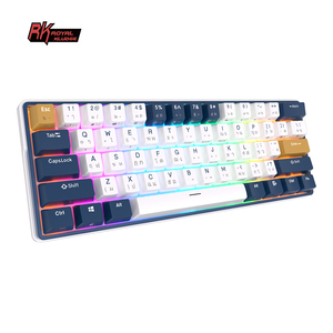 <span class=keywords><strong>Royal</strong></span> Kludge คีย์บอร์ดเกม <span class=keywords><strong>Rk61</strong></span> Plus 61คีย์,แป้นพิมพ์ลัดสี Rgb ไร้สายคีย์บอร์ดเกม Hotswap ไทย - Product Image 2