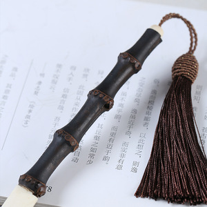 Zhuqige Plum Blossom Bamboo Paper Knife Ox Bone Blade Handmade Chinese Style Stationery Utility Knife - Product Image 3