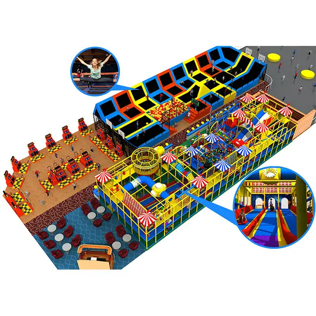 2024 Hot Indoor Trampoline Commercial Soft Playground for Kids Entertainment Equipment Sale of Trampoline