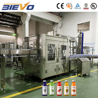 Volledig automatische PLC-gestuurde 3-in-1 rotatiemachine voor gebotteld citroensap, water, thee en dranken, capaciteit 200ml-2000ml, hoge capaciteit