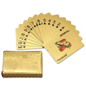 Naipes <span class=keywords><strong>de</strong></span> lámina dorada personalizados con muestra <span class=keywords><strong>gratis</strong></span>, diseño <span class=keywords><strong>de</strong></span> póquer en blanco para entretenidos <span class=keywords><strong>juegos</strong></span> <span class=keywords><strong>de</strong></span> fiesta - Product Image 4